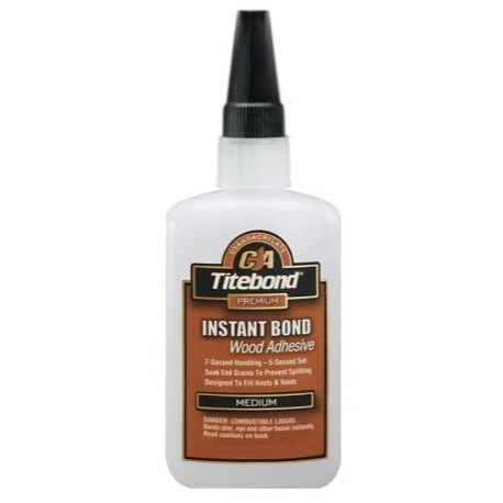 Franklin 6212  Titebond Instant Bond Medium Wood Adhesive - 4-oz Bottle