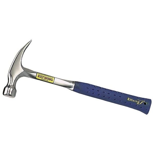Estwing E3-16S  16oz Nylon-Vinyl Grip Rip Hammer Smooth Face 13" Length