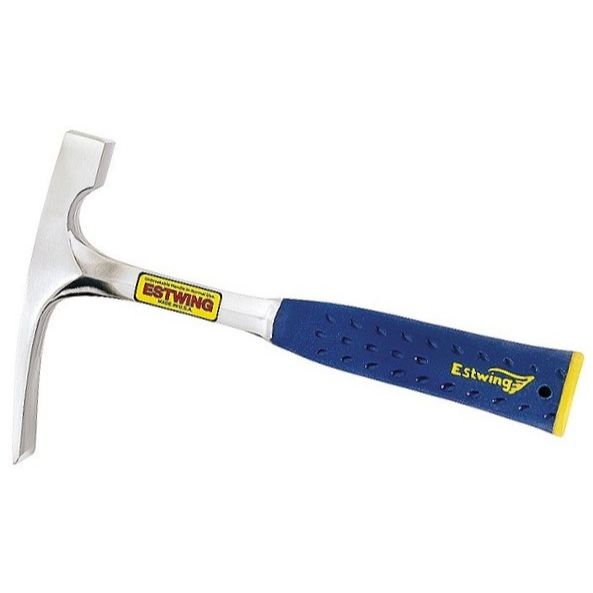 Estwing E3-20BLC 20oz Bricklayer / Mason's Hammer Smooth Face 11" Length Bricklayer Grip Estwing E3-20BLC 20oz Bricklayer / Mason's Hammer Smooth Face 11" Length Bricklayer Grip