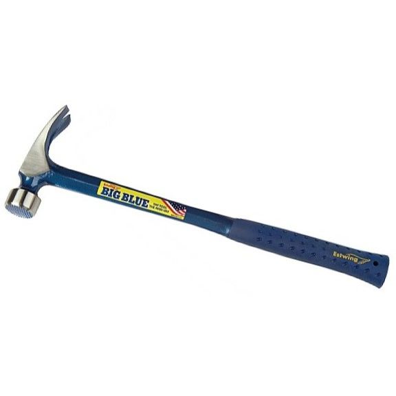 Estwing E3-25SM  25oz Nylon-Vinyl Grip Builder Series Framing Hammer Milled Face 18" Length