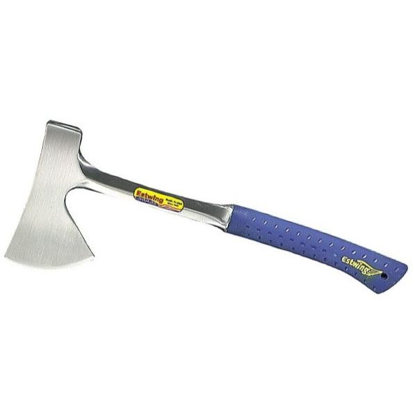 Estwing E44A 16" Nylon-Vinyl Grip Camper's Axe w/Sheath 4" Cutting Edge Estwing E44A 16" Nylon-Vinyl Grip Camper's Axe w/Sheath 4" Cutting Edge
