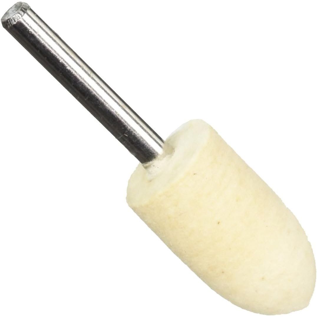Enkay 153-69C Pointed Felt Cone for Polishing with 1/4" Shank Enkay 153-69C Pointed Felt Cone for Polishing with 1/4" Shank
