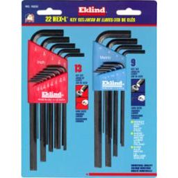 Eklind 10222 Hex Keys 22 Piece Set 10213/ 10609 Eklind 10222 Hex Keys 22 Piece Set 10213/ 10609