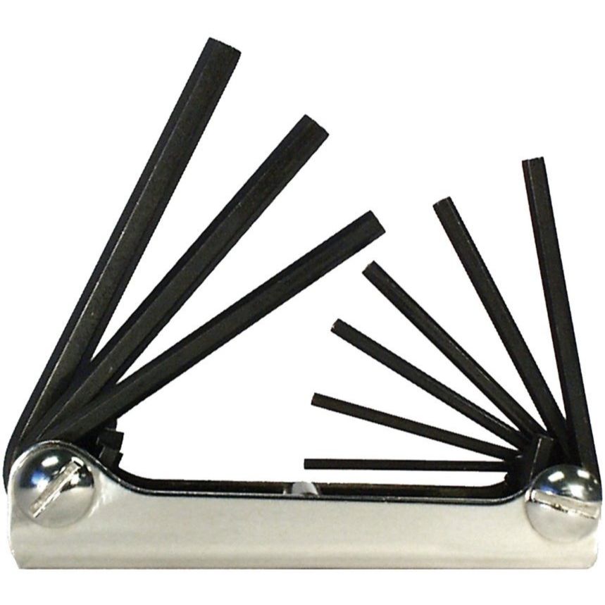 Eklind 20912  9 Piece Classic Fold-Up SAE Hex Key Set (0.05" to 3/16")