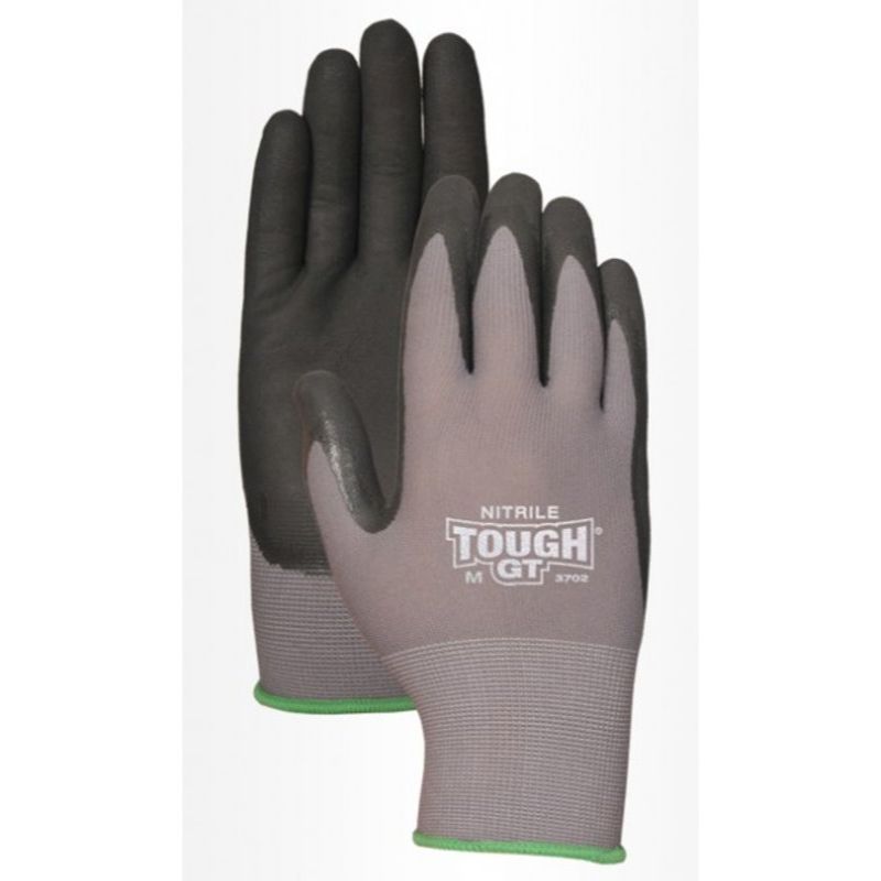 Bellingham C3702  Nitrile Tough GT Nylon Knit Glove With Micro-Foam Palm - Medium