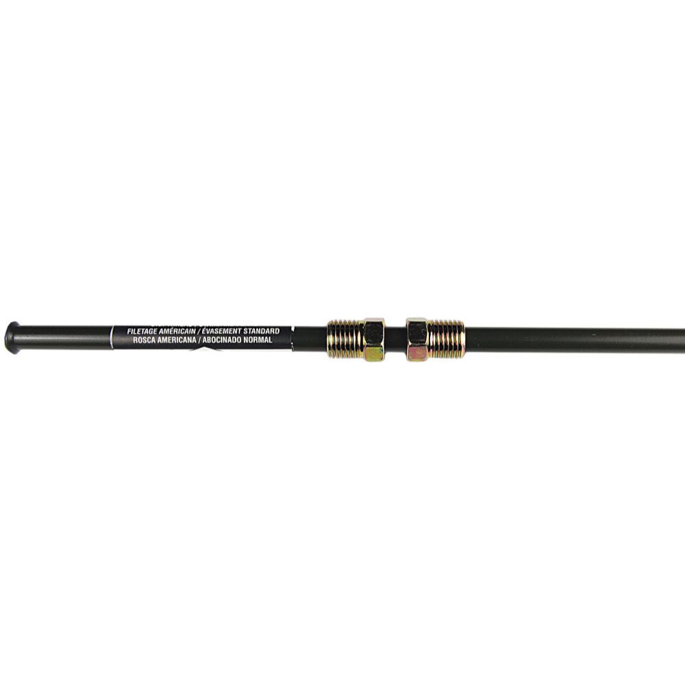 AGS Company PA-508  5/16" x 8" Poly-Armour PVF Coated Steel Brake Line for Domestic Vehicles - SAE Inverted Flare Brakeline