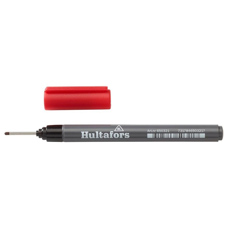 Johnson Level & Tool Manufacturing 650320  Ink Deep-hole Marker - Red