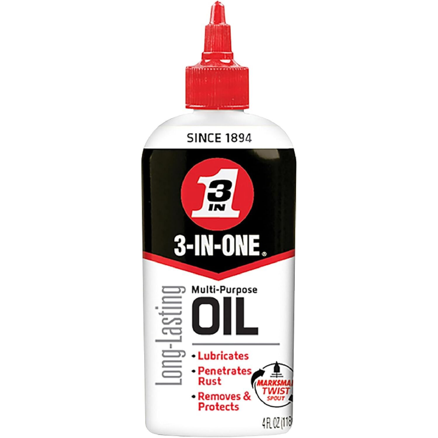 3-IN-ONE 10070  Multi-Purpose Oil - 4 oz Bottle