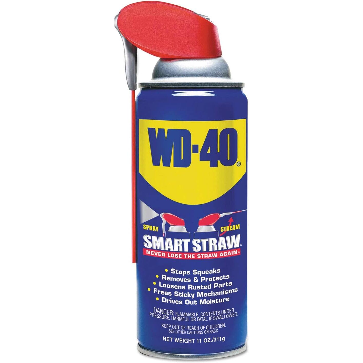 WD-40 49004  Multi-Use Product with Smart Straw - 11-oz Can
