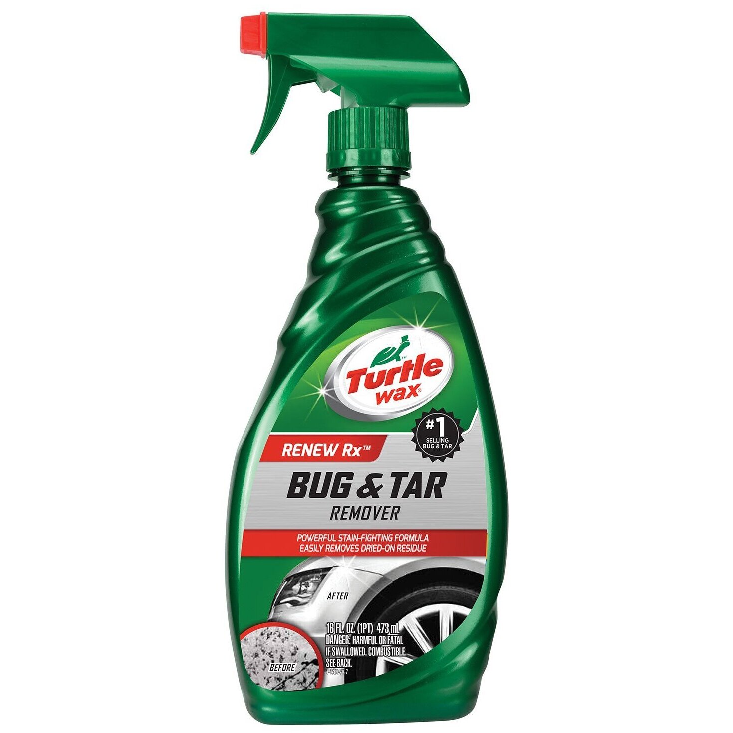 Turtle Wax T520A Renew Rx Bug and Tar Remover - 16 oz - Trigger Spray Turtle Wax T520A Renew Rx Bug and Tar Remover - 16 oz - Trigger Spray