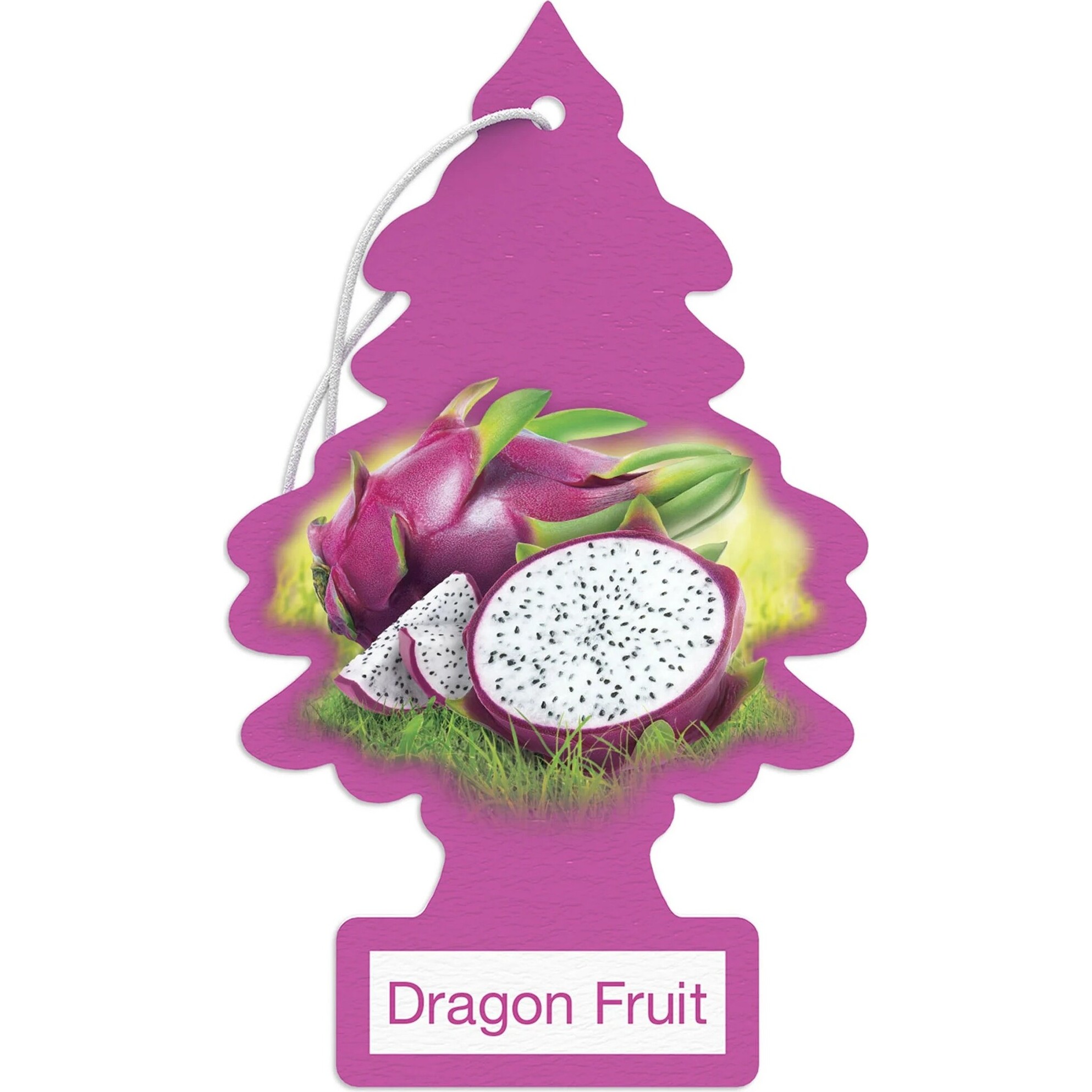 Little Trees U1P10397  Car Air Freshener Dragon Fruit Scent - Single Tree per Package