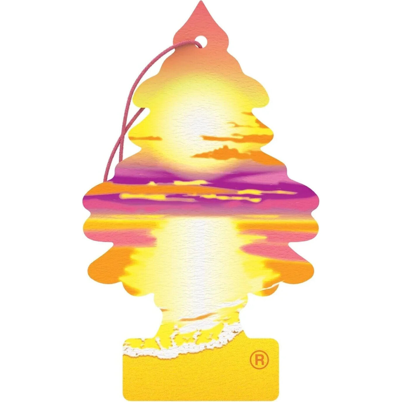 Little Trees U1P17177  Car Air Freshener Sunset Beach Scent - Single Tree per Package