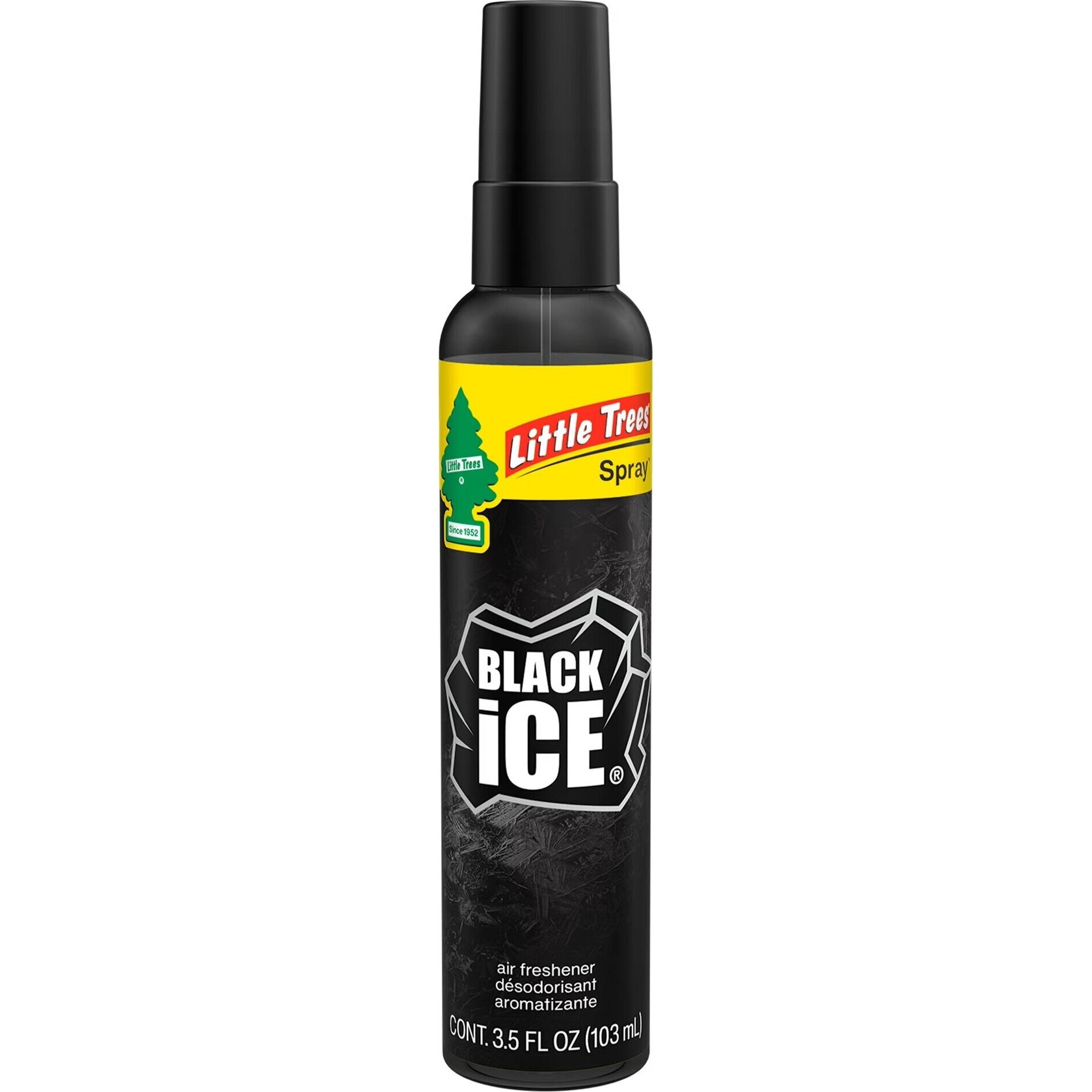 Little Trees UPS06355 Spry Air Freshener Black Ice Scent - 3.5 Fl Oz Little Trees UPS06355 Spry Air Freshener Black Ice Scent - 3.5 Fl Oz
