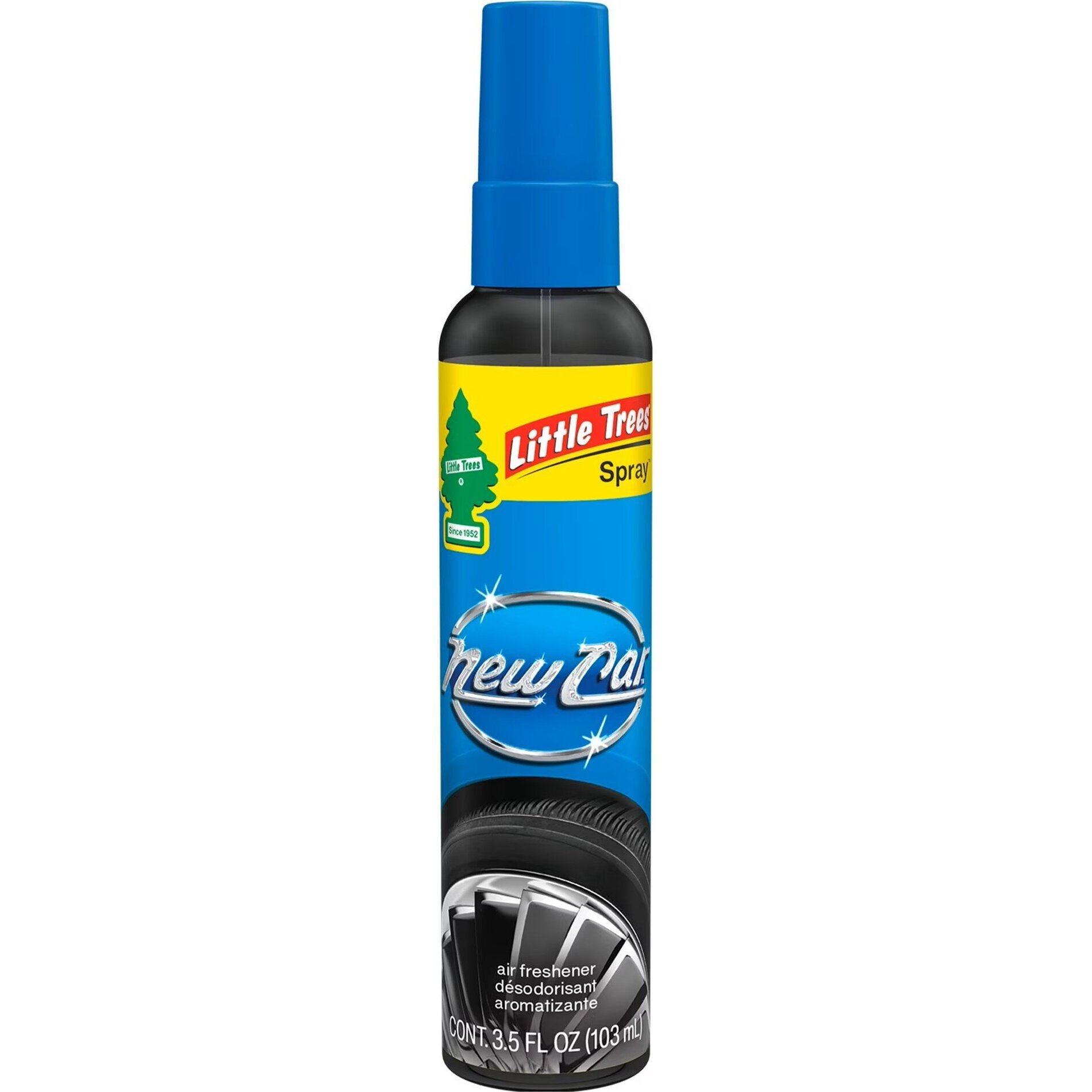 Little Trees UPS06389 Spry Air Freshener New Car Scent - 3.5 Fl Oz Little Trees UPS06389 Spry Air Freshener New Car Scent - 3.5 Fl Oz