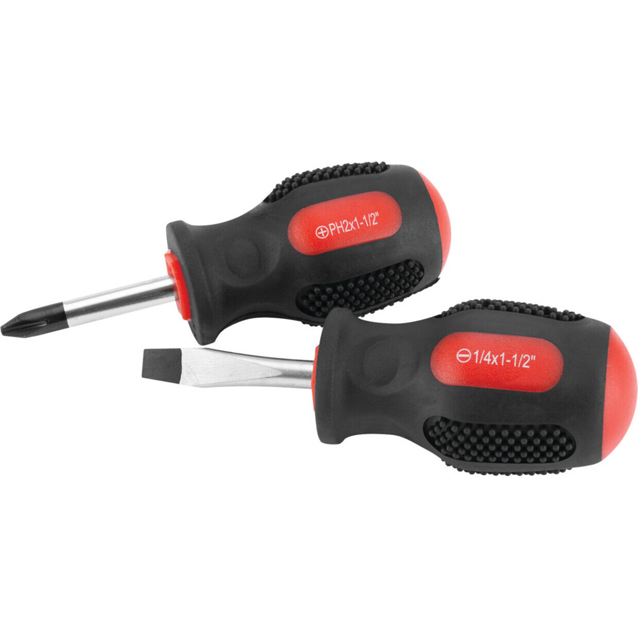 Performance Tool 1100 2-Piece Stubby Screwdriver Set Performance Tool 1100 2-Piece Stubby Screwdriver Set