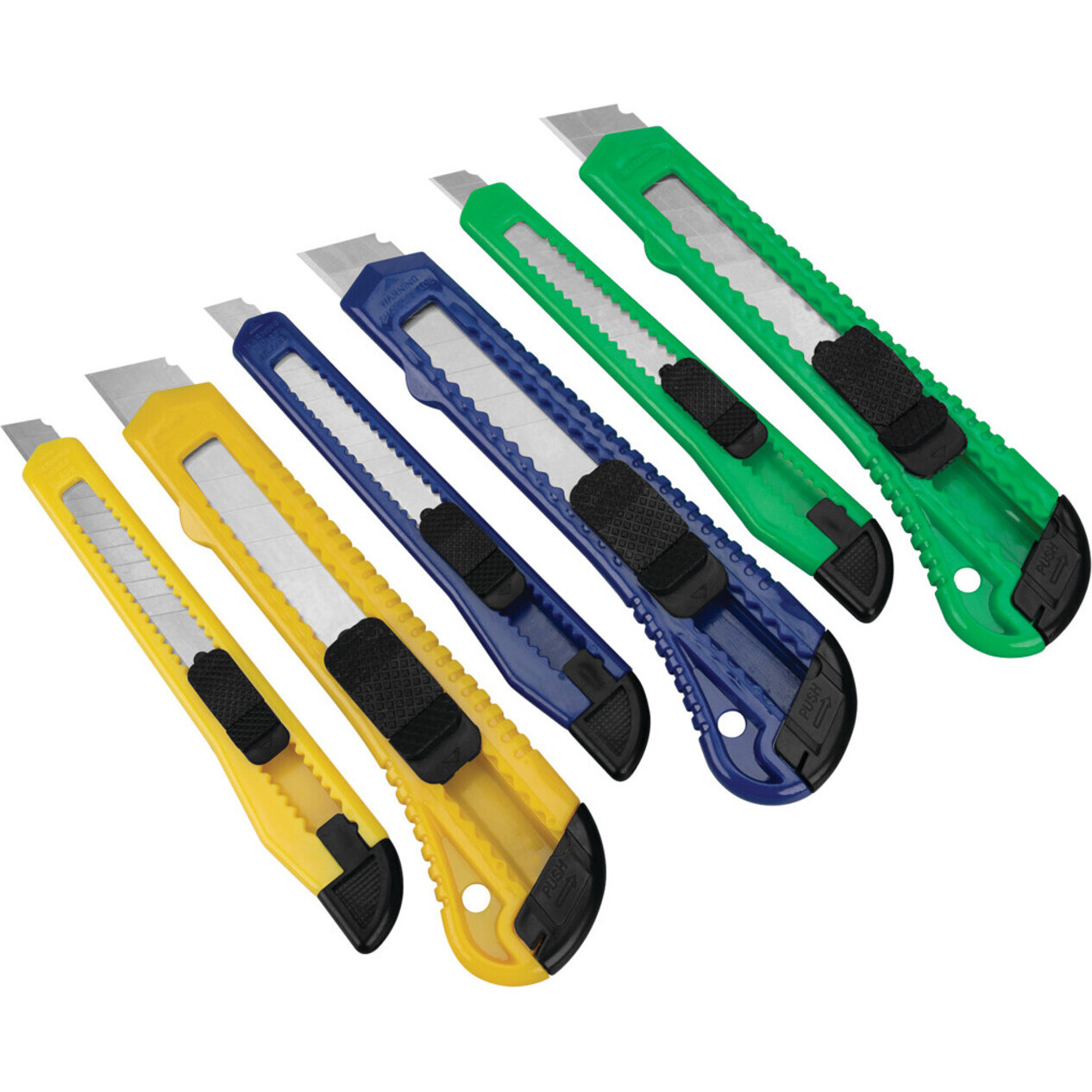 Performance Tool 1111  6-Piece Snap-Off Knife Set