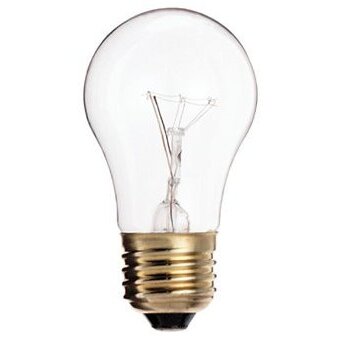 Satco S3720  40 Watt Clear Appliance Light Bulb with Medium Base
