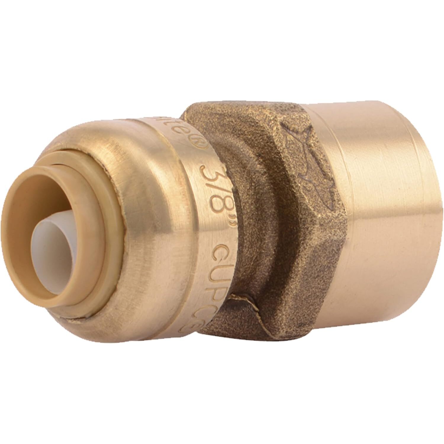 SharkBite U070LFA  3/8" Push-to-Connect x 1/2" FNPT Brass Reducing Adapter