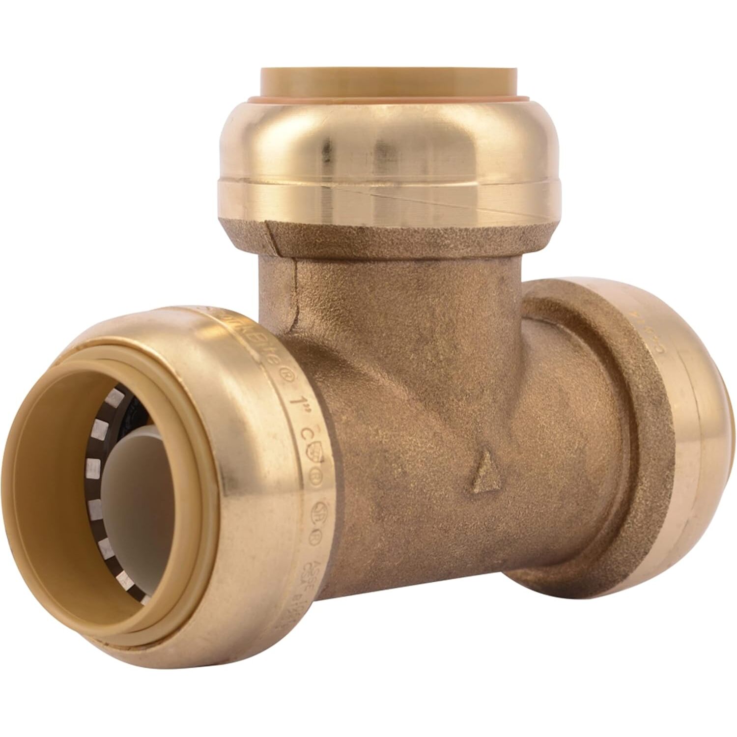 SharkBite U374LFA  1" Push-to-Connect Brass Tee