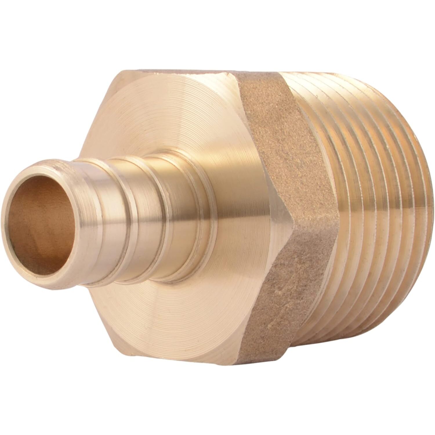 SharkBite UC116LFA   1/2" Barb x 3/4" MNPT Brass Male Connector for PEX