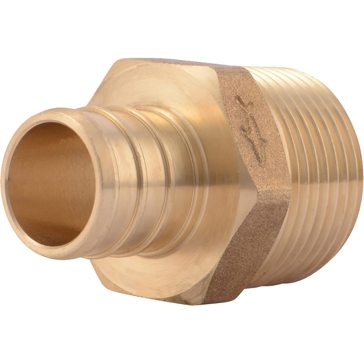 SharkBite UC134LFA  3/4" Barb x 3/4" MNPT Brass Male Connector for PEX