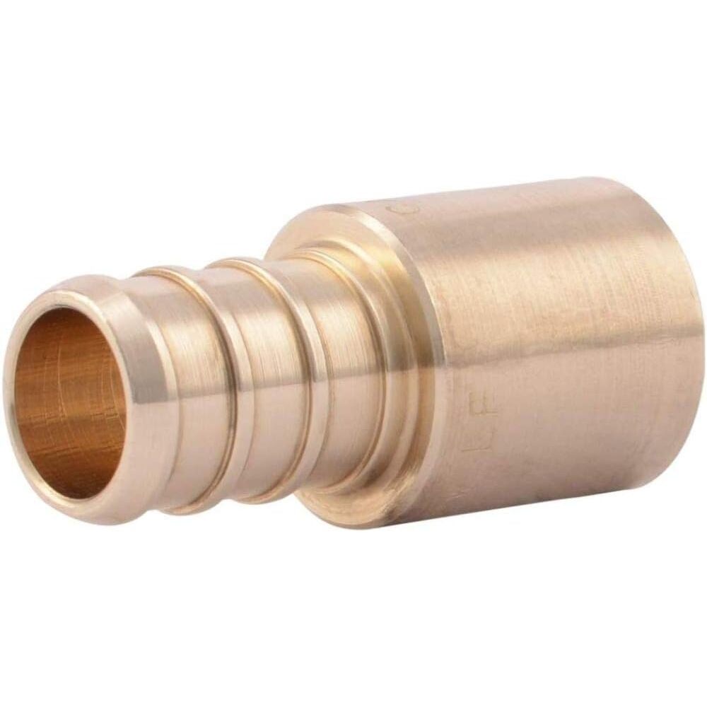 SharkBite UC607LFA  1/2" Barb x 1/2" Male Brass Sweat Adapter for PEX to Copper Pipe