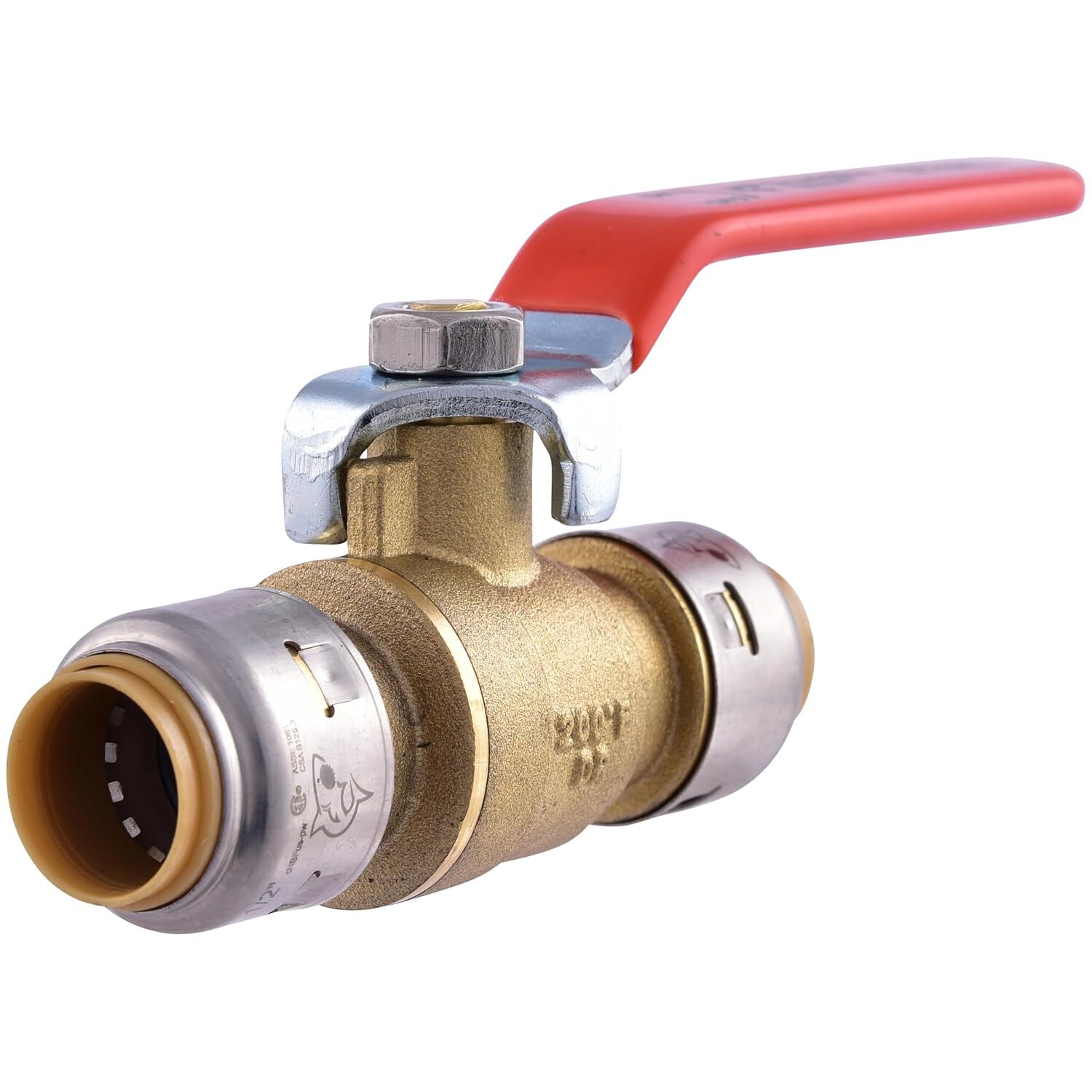 SharkBite Max UR22222A  1/2" x 1/2" Push-to-Connect Brass Ball Valve