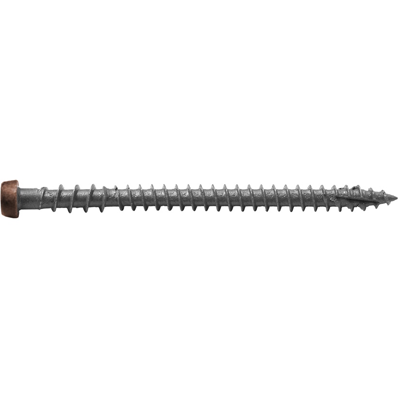 Screw Products CD234TK350  C-Deck #10 x 2-3/4" (T20-Drive) Composite Deck Screws in Teak - 350 per Jar