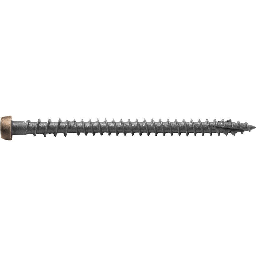 Screw Products CD234TTC350  C-Deck #10 x 2-3/4" (T20-Drive) Composite Deck Screws in Cedar - 350 per Jar