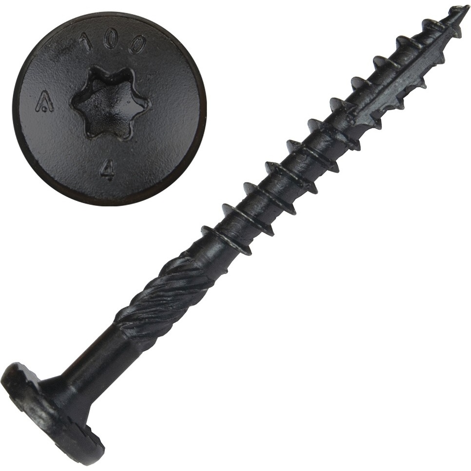 Screw Products 30520  NOVA #14 x 2-1/2" (T30-Drive) ZYTEC GX Exterior Structural Lag Screws - 50 per Jar
