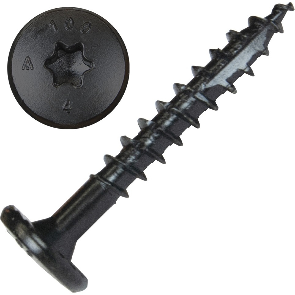 Screw Products 30547  NOVA #16 x 2" (T30-Drive) ZYTEC GX Exterior Structural Lag Screws - 100 per Jar