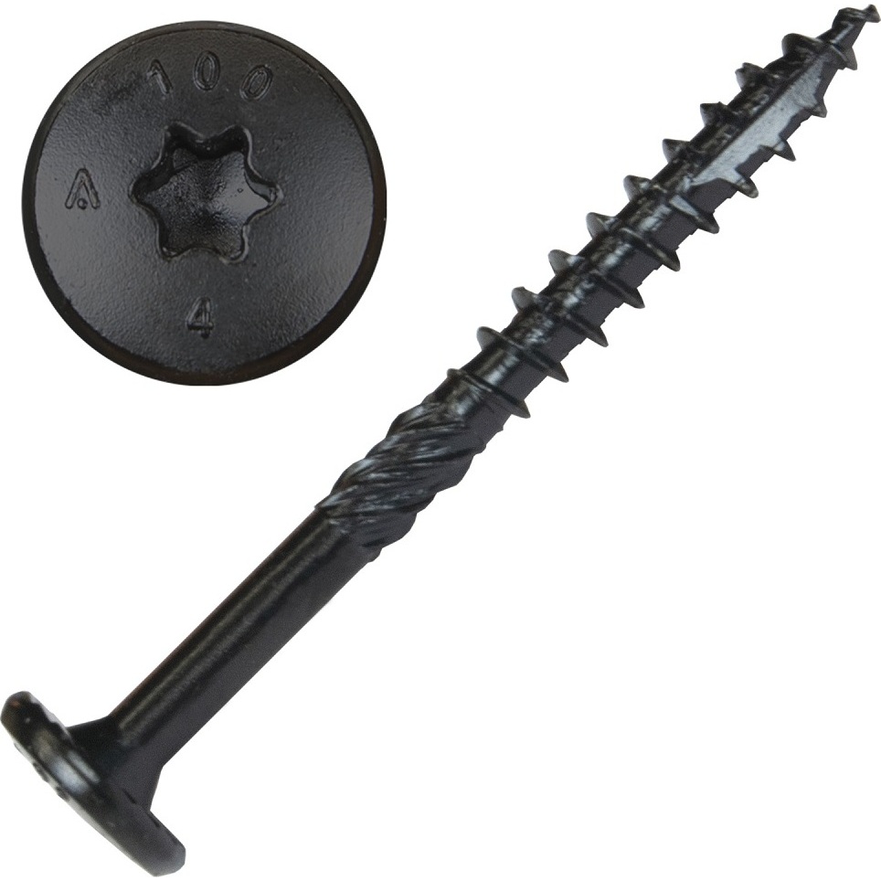 Screw Products 30567  NOVA #16 x 3" (T30-Drive) ZYTEC GX Exterior Structural Lag Screws - 50 Individually Tagged per Package