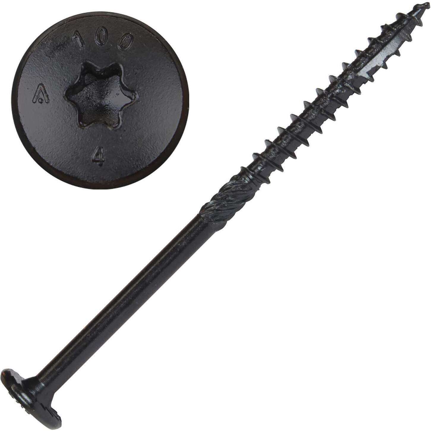 Screw Products 30597  NOVA #16 x 4-1/2" (T30-Drive) ZYTEC GX Exterior Structural Lag Screws - 50 Individually Tagged per Package