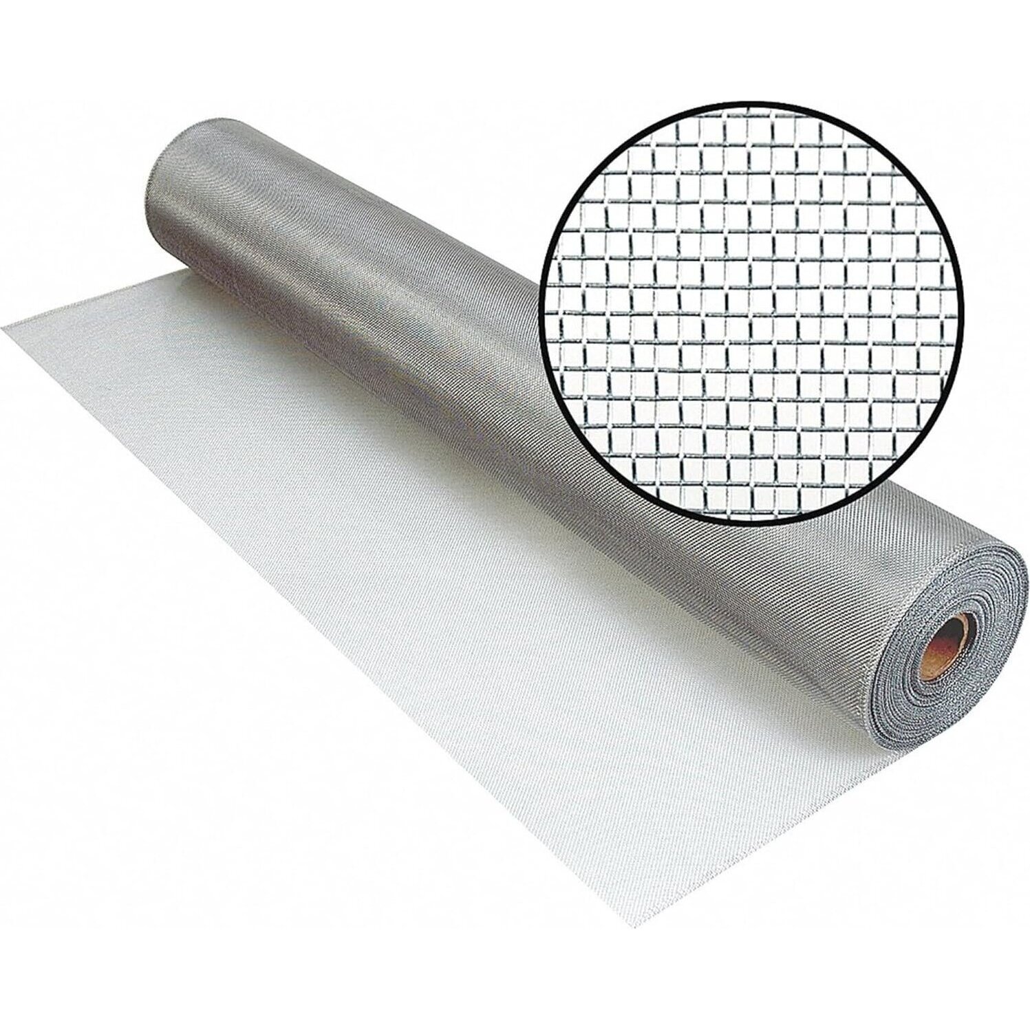 Phifer 3000031 36" x 100' Brite Aluminum Insect Screen Fabric