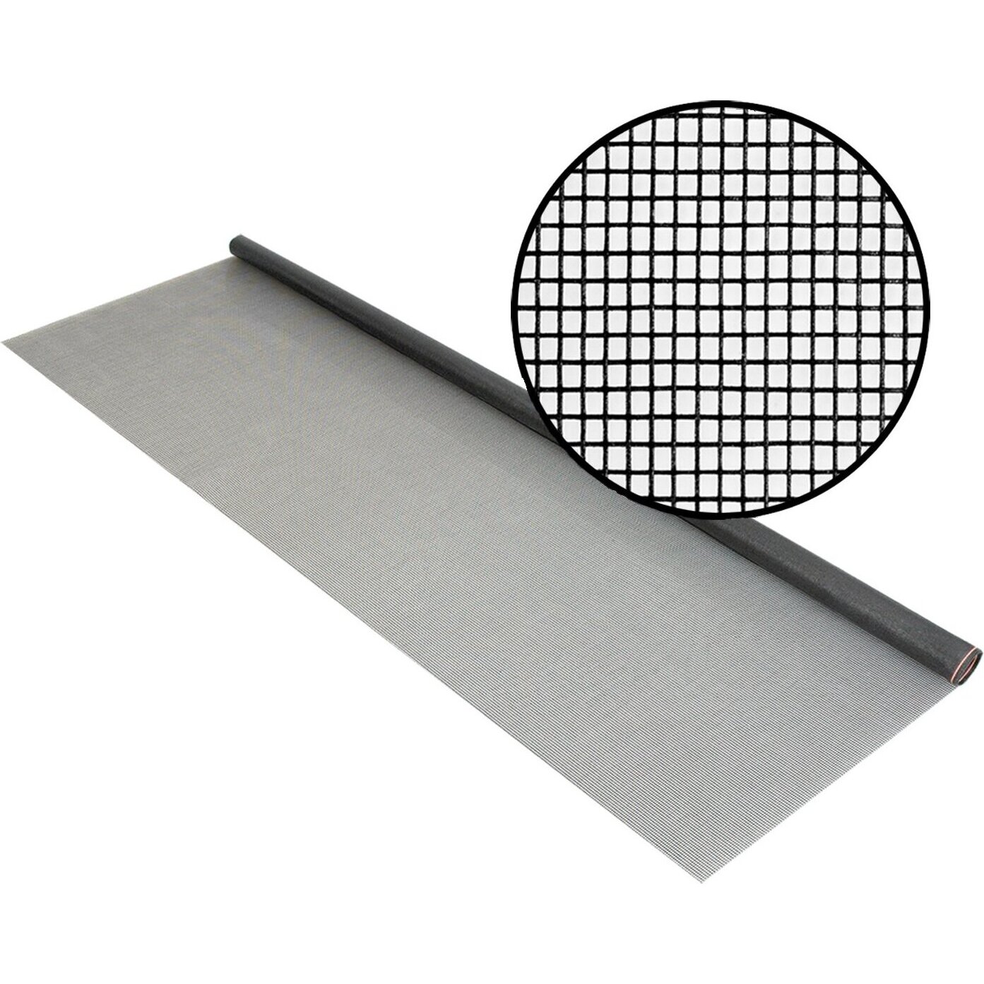 Phifer 3003953  30" x 84" Charcoal Colored Fiberglass Insect Screen Fabric