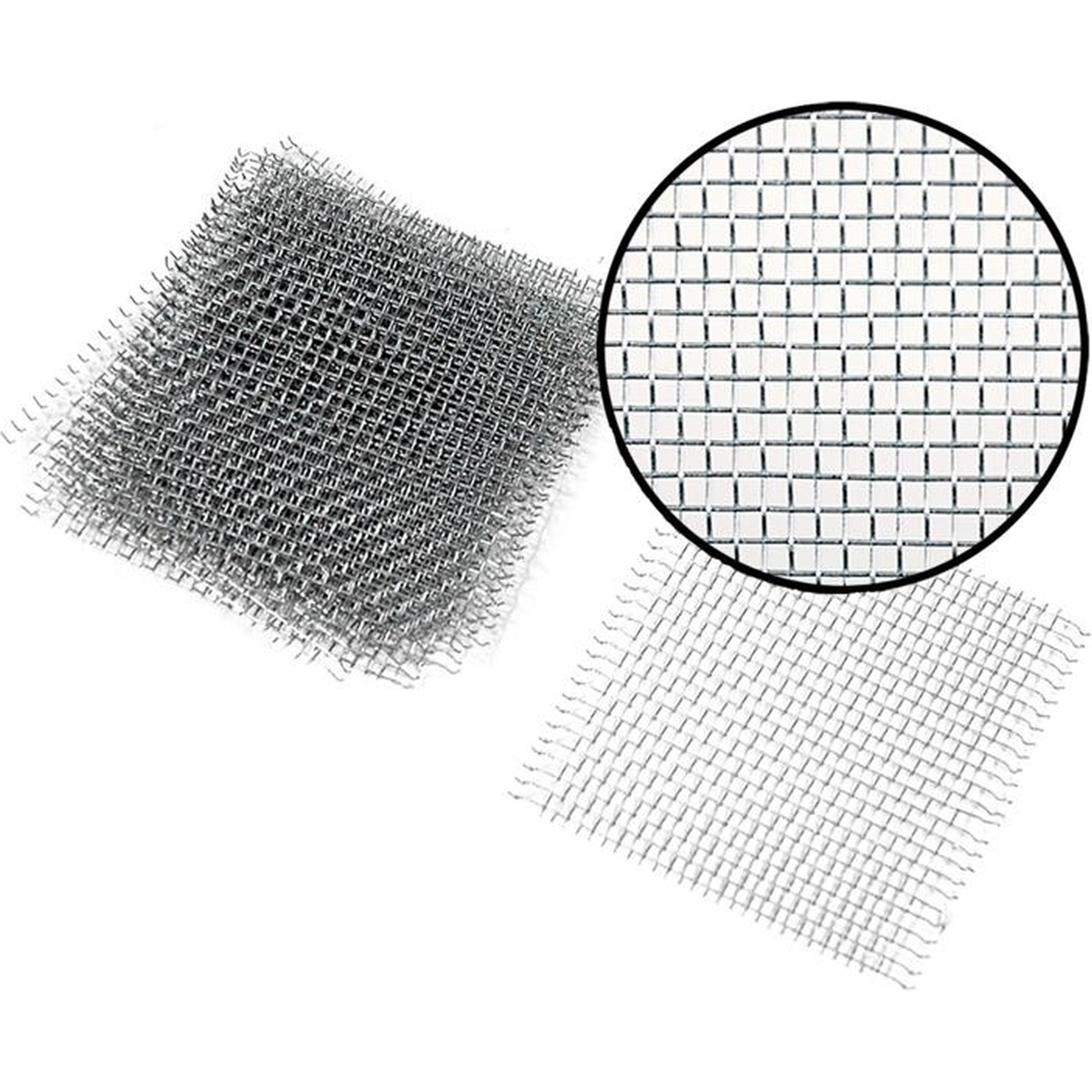 Phifer 3025124  Brite Aluminum Screen Patch Repair Kit - (7) 1-3/4" x 2" Patches