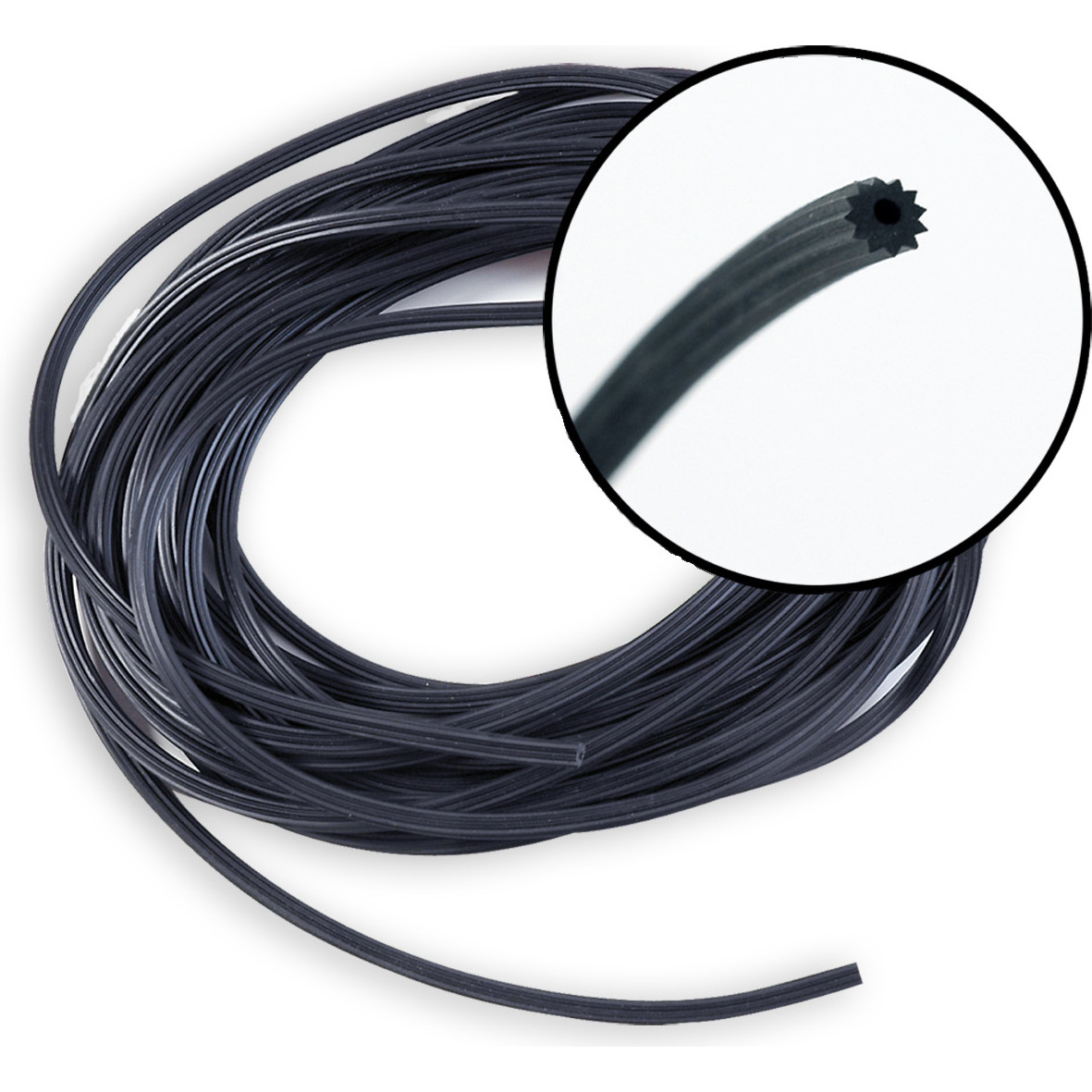 Phifer 3028737  0.125" (1/8") x 25 Ft. Black Vinyl Screen Spline