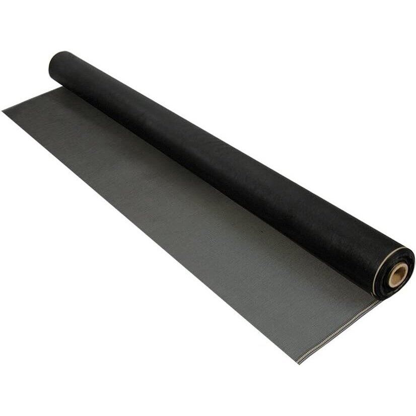 Phifer 3032231  No-See-Um 48" x 25' Charcoal Colored Fiberglass Insect Screen Fabric