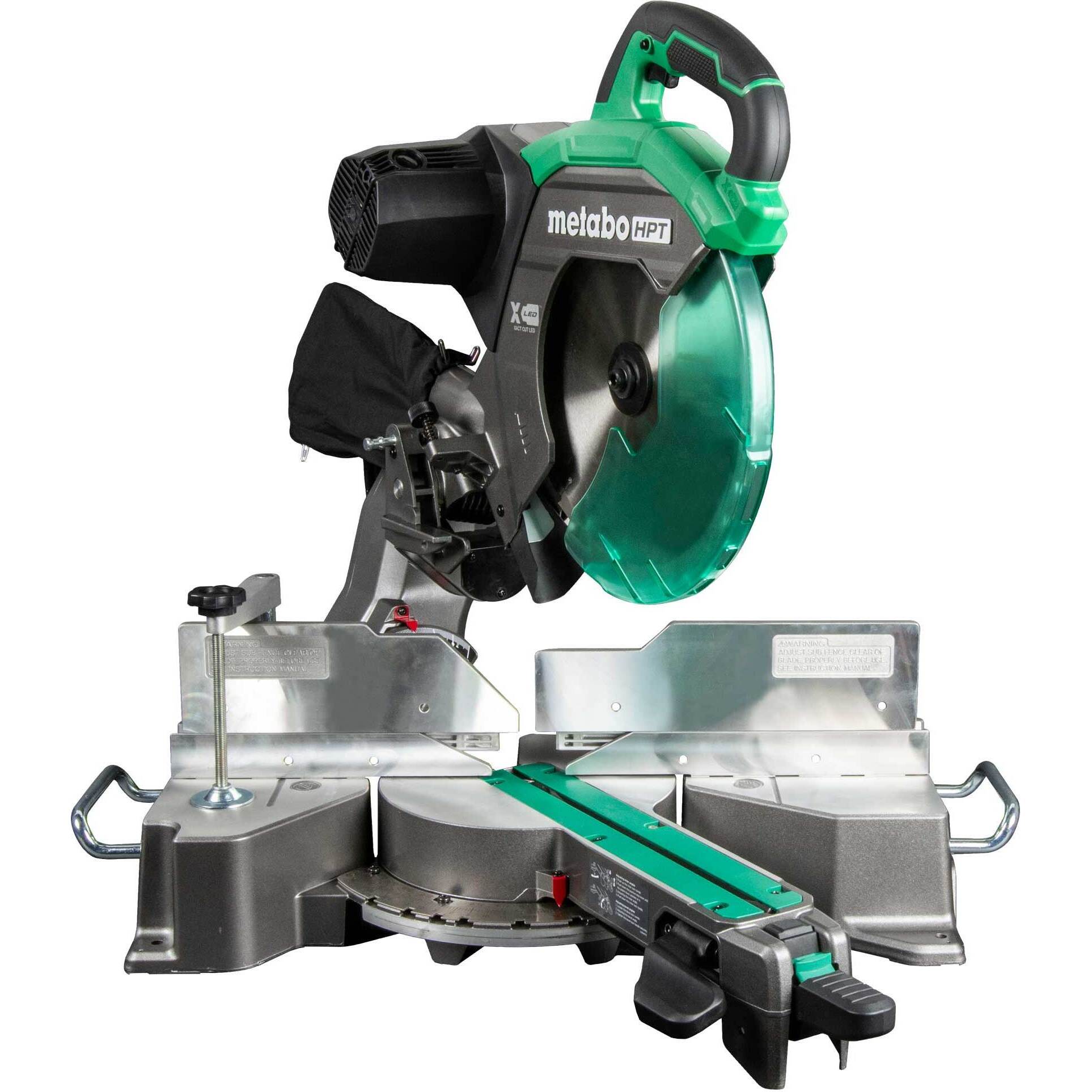 Metabo HPT C12RSH3  12" Dual Bevel Sliding Compound Miter Saw with 15 Amp Motor