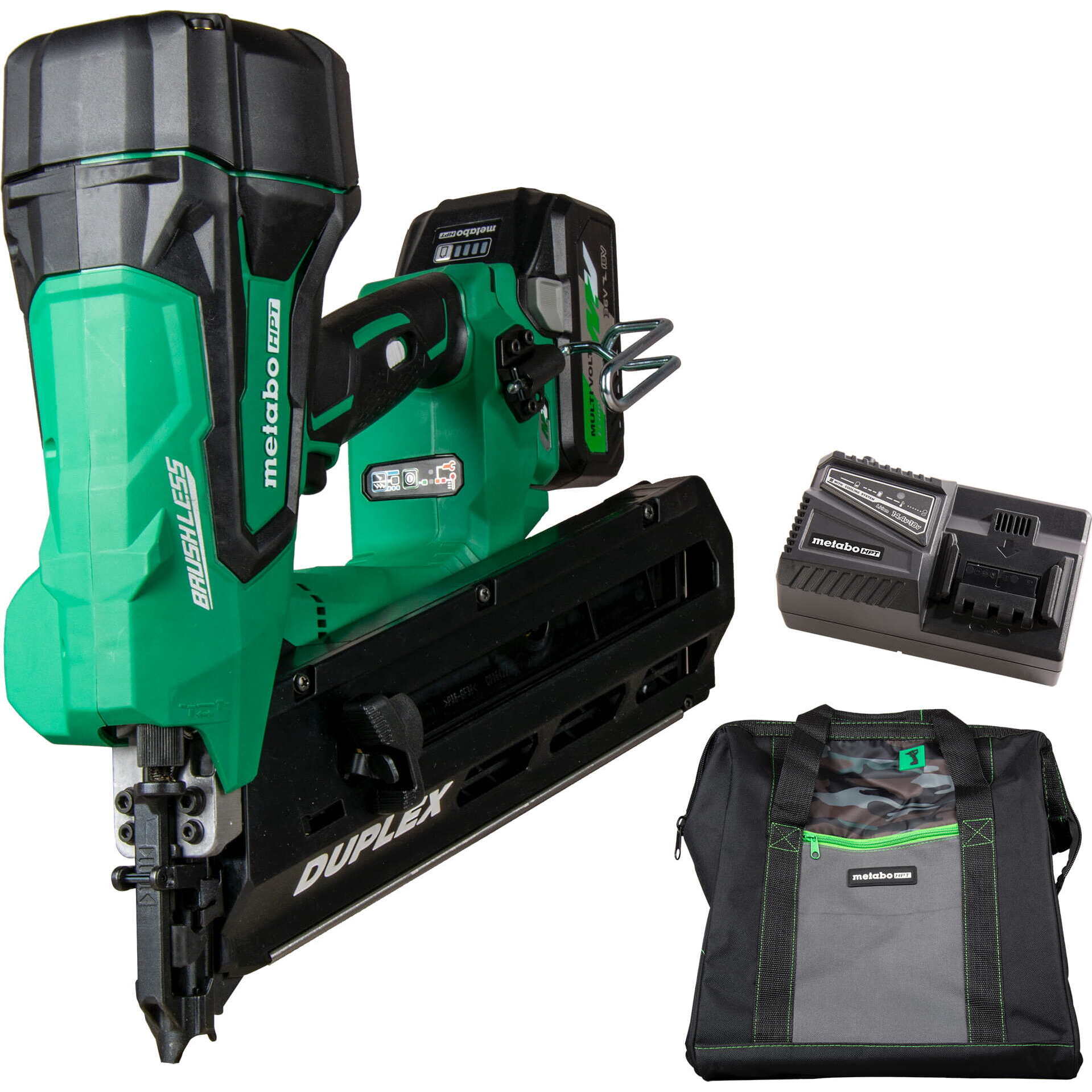 Metabo HPT NR3675DD  36V MultiVolt 3-1/2 Inch Duplex Forming Nailer