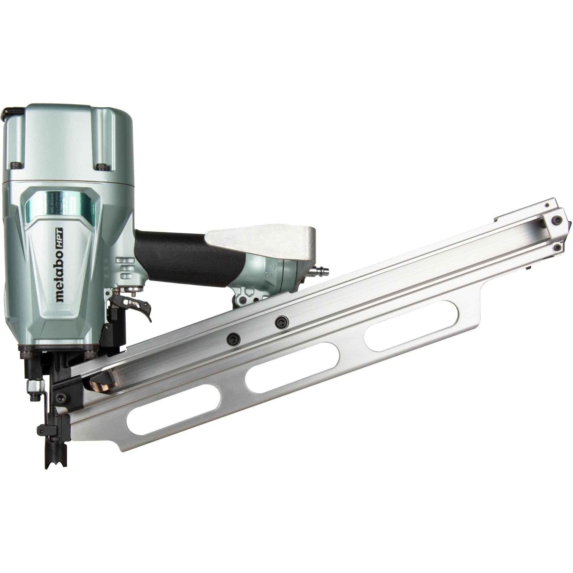 Metabo HPT NR83A5Y  21 Degree 3-1/4" Plastic Collated Framing Nailer with Depth Adjustment and Aluminum Magazine