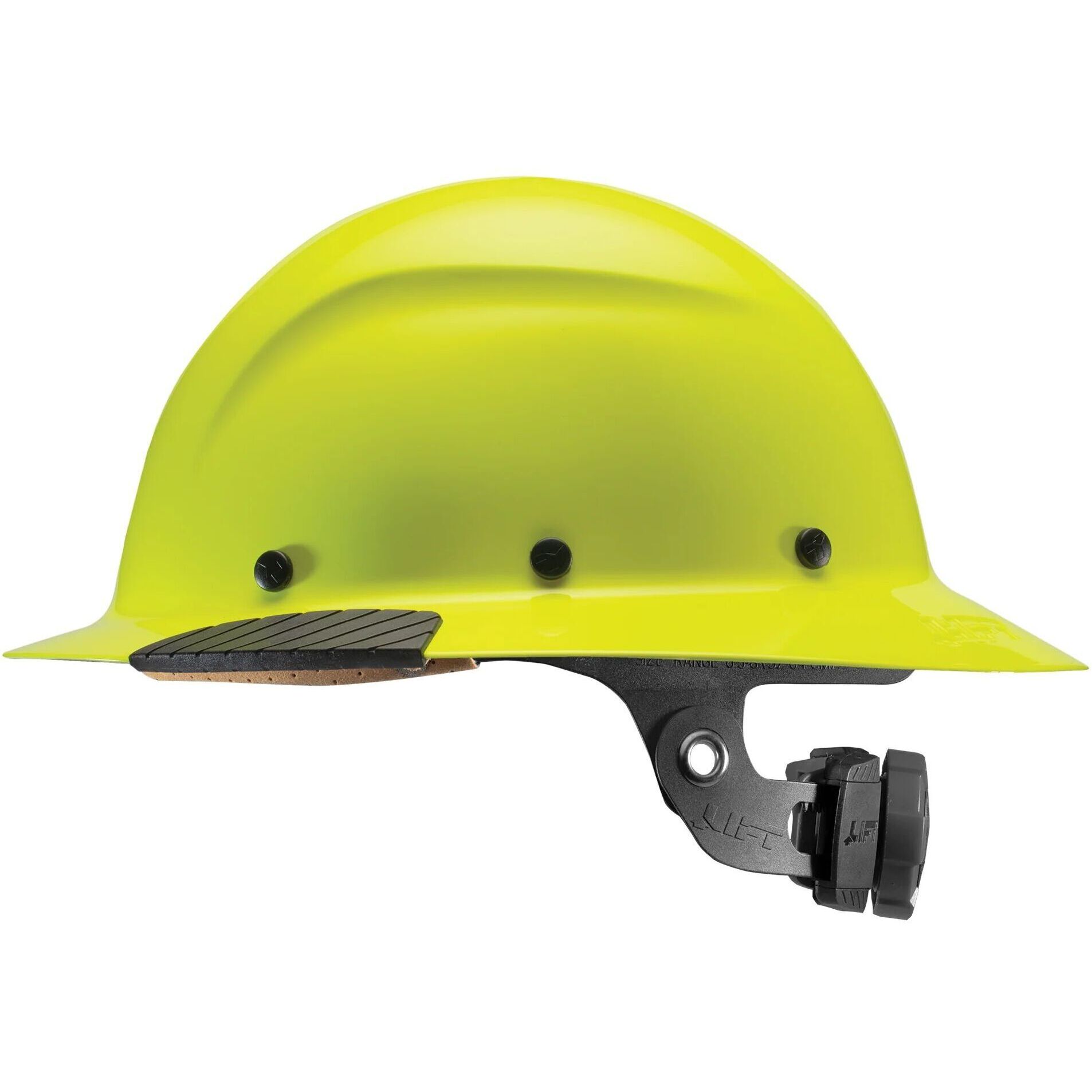 Lift Safety HDF-18HV  Dax Hard Hat Fiber Reinforcd Full Brim - Hi-Vis