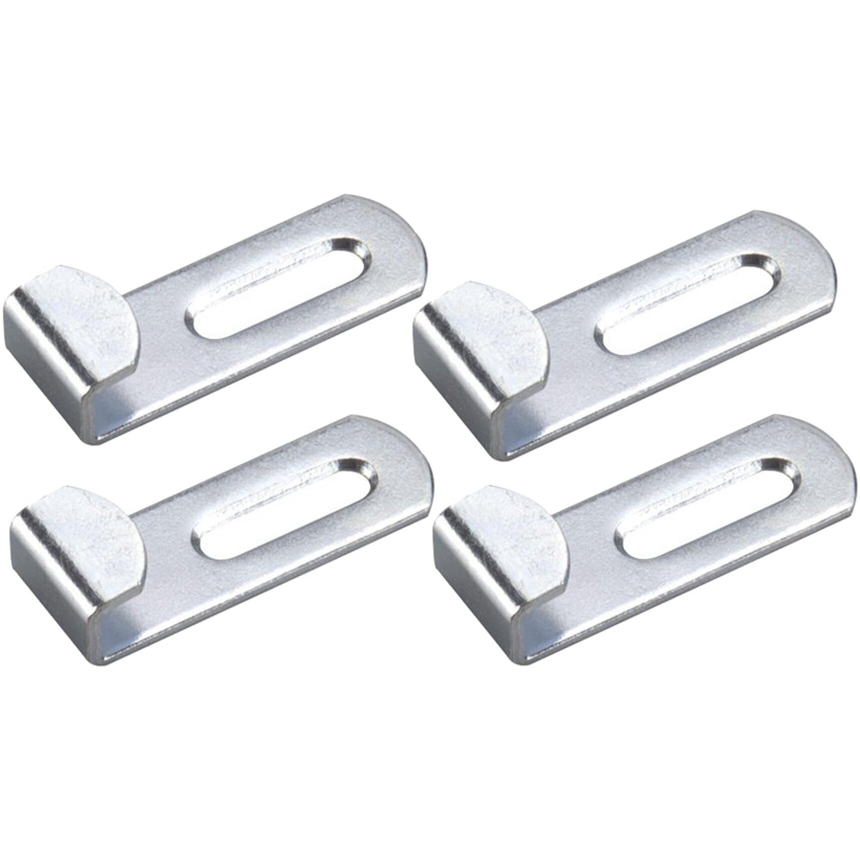 Onward 10NR  1/4" Adjustable Mirror Clips in Nickel - 4 per Package