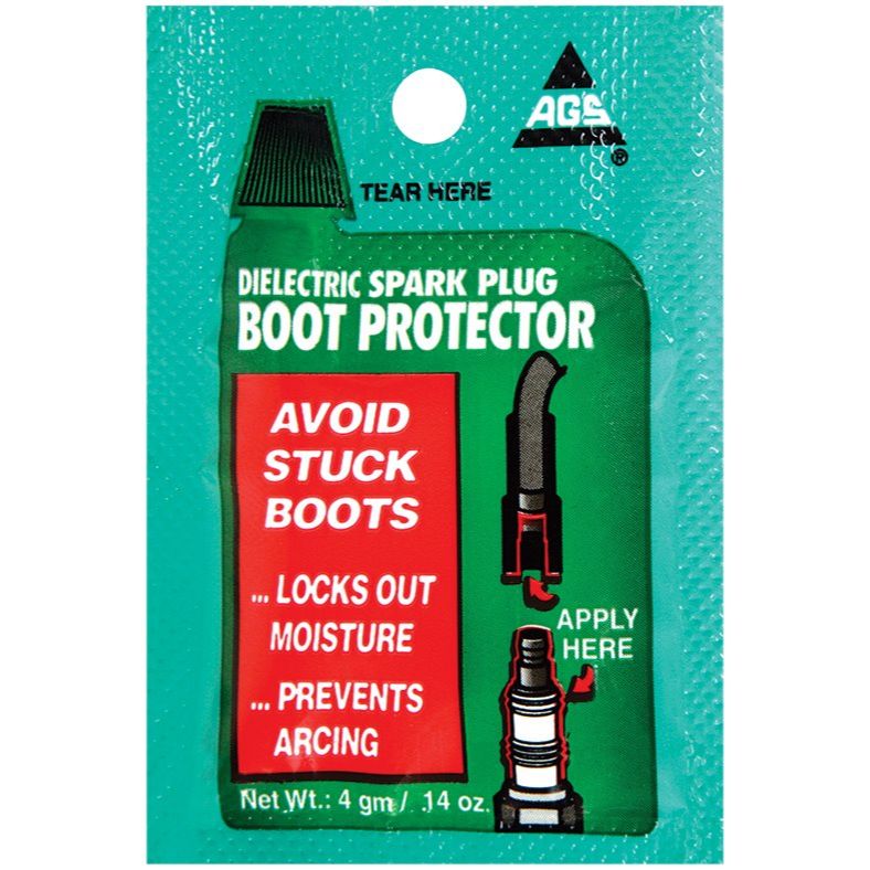 AGS Company SP-1 Sil-Glyde Dielectric Spark Plug Boot Protector 4 gram Single Use Packet AGS Company SP-1 Sil-Glyde Dielectric Spark Plug Boot Protector 4 gram Single Use Packet