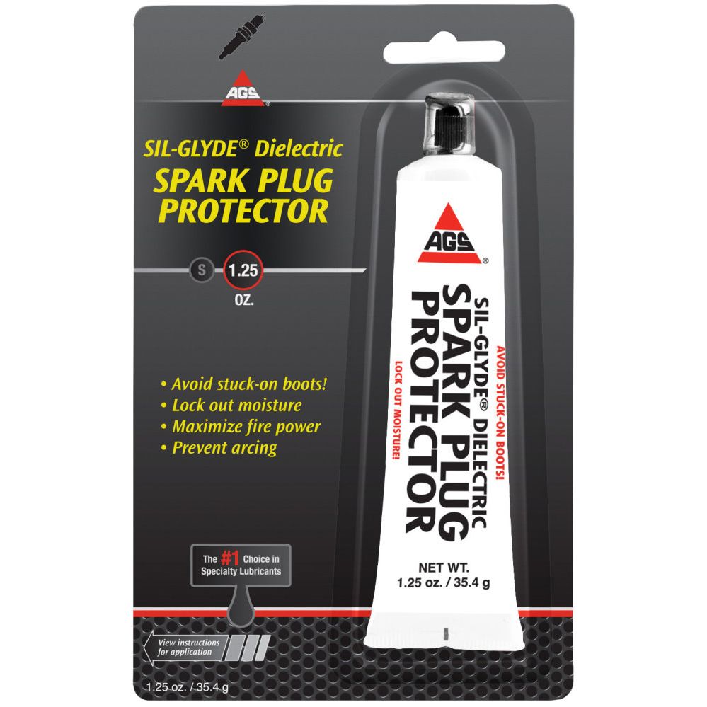 AGS Company SP-2 Sil-Glyde Dielectric Spark Plug Boot Protector 1.25 oz Tube