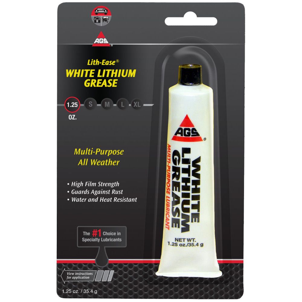 AGS Company WL-1 Lith-Ease White Lithium Grease 1.25 oz Tube AGS Company WL-1 Lith-Ease White Lithium Grease 1.25 oz Tube