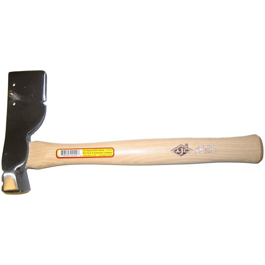 AJC Tool 003-WSG  Wood Shingling Hatchet with Wood Handle and Magnetic Nail Starter
