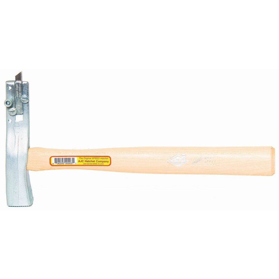 AJC Tools 002-SG100  18-oz Stationary Gauge "Speed" Roofing Hatchet