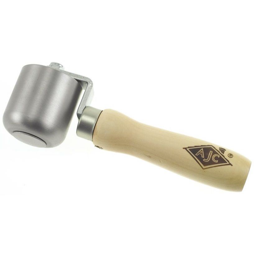 AJC Tool 170-2RADS-W  Seam Roller 2" Steel Radiused Wood Handle