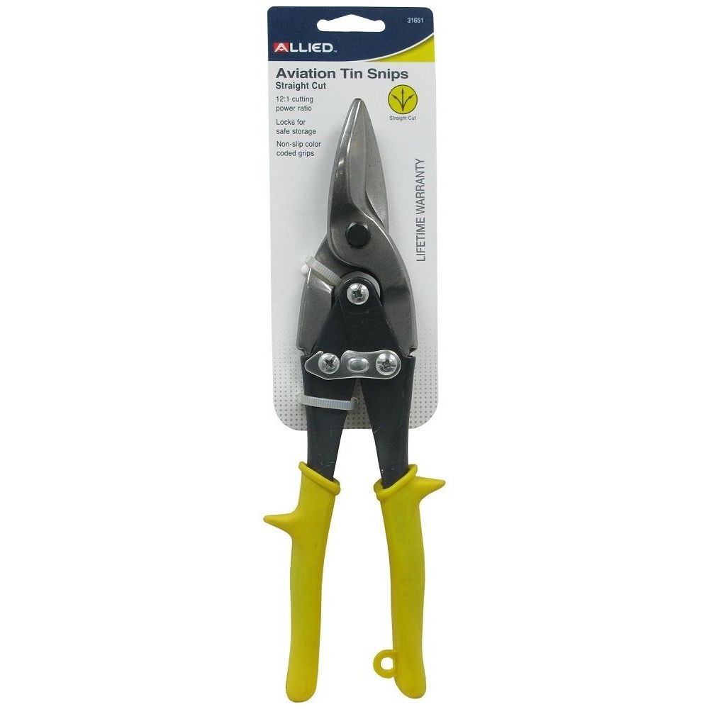 Allied Int 31651  Aviation Tin Snips - Straight Cut